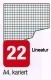 Schulheft DIN A4, Lineatur 22, 16 Blatt, 80 g/qm