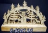 Weihnachts-Lichterbogen aus Holz