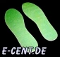 Grüne Latex Sohle- Luftdurchlässig. Größe von 36 bis 46