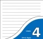Schulheft DIN A5 Lineatur 4, 16 Blatt